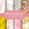 Blush Pink & Gold Digital Papers