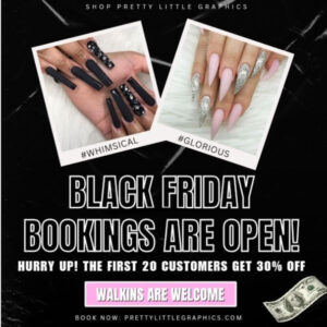 DIY Booking Flyer for Nail Business