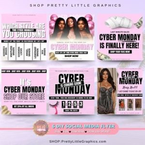 DIY Cyber Monday Flyer Bundle