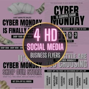 Cyber Monday DIY Flyer Bundles