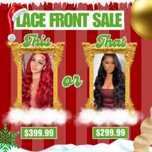 DIY Xmas This or That Hair Flyer