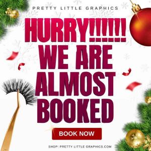 DIY Almost Booked Xmas Flyer