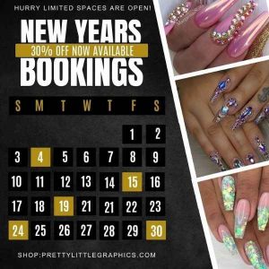 DIY Booking Flyer for New Years