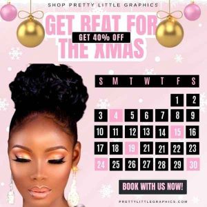 DIY Xmas Booking Beauty Flyer