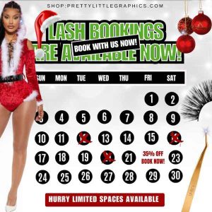 DIY Xmas Bookings Flyer