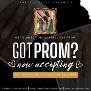 DIY Prom Flyer for small business