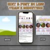 DIY Summer Makeup Price List Flyer for Social Media