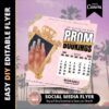 DIY Prom Nails Calendar Flyer for small business